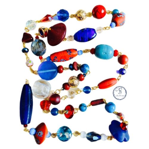 Les sautoirs d' Aline aline b création chicissime blue