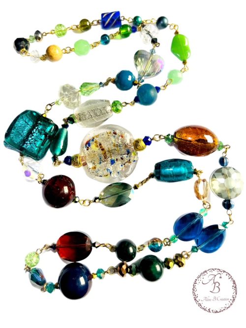 les sautoirs perles en verre de Murano