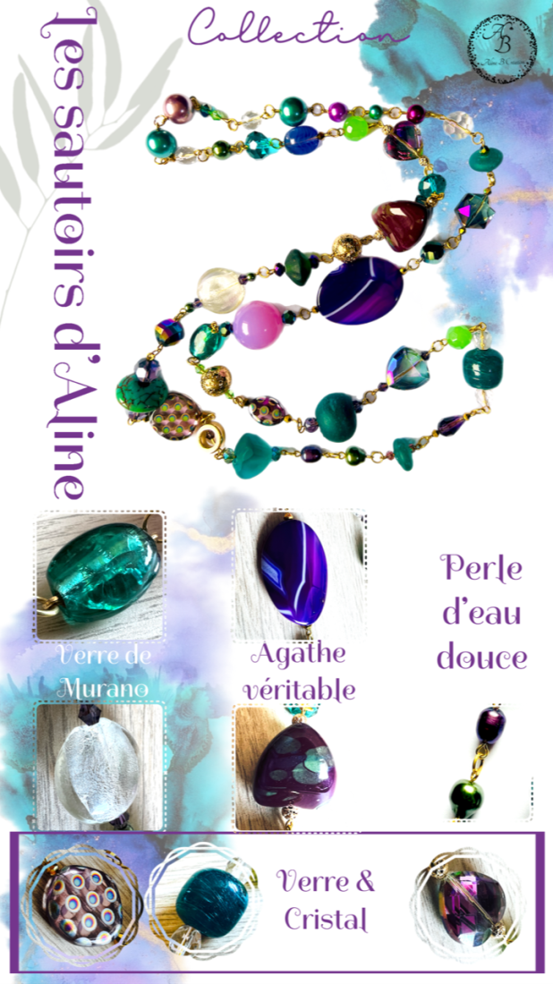 le sautoir d'Aline jardin de Violetta