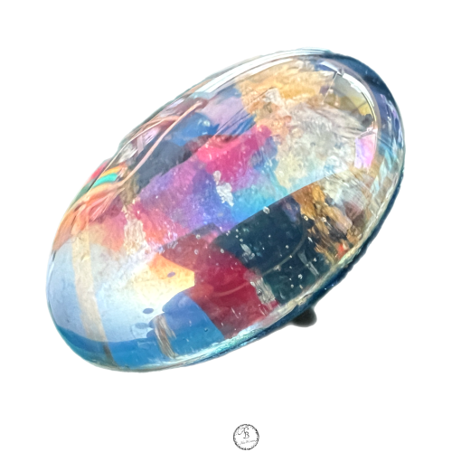 broche de verre Belle rencontre