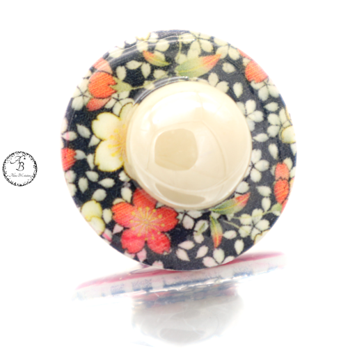 La bague ajustable "Bouquet Floral" vue de face
