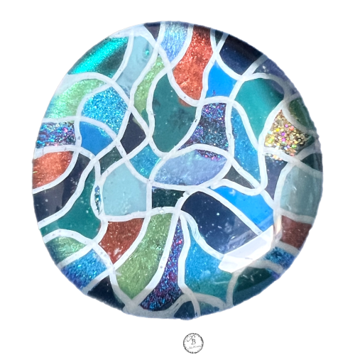 broche de verre Harlequin acte 5