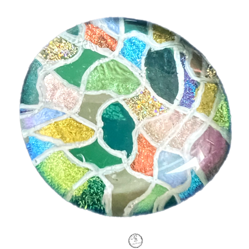 broche de verre Harlequin acte 6