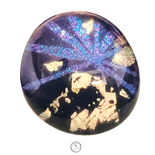 bague de verre "Voie lactée"