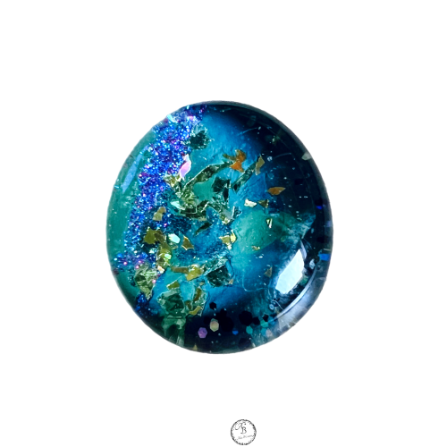 broche de verre Jungle