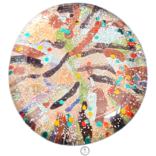 La broche de verre "Etincelante"
