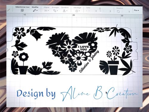 Design / Silhouette mug personnalisé par Aline B Création