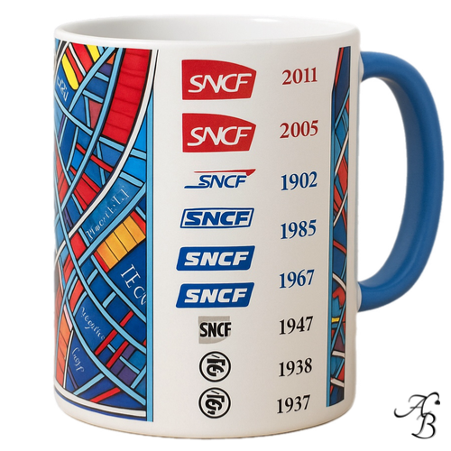 Mug à personnaliser – Fan de train