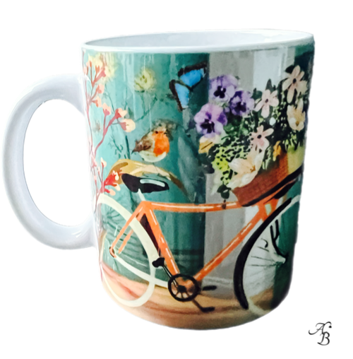 Commencez la journée avec une dose de poésie grâce au Mug à message – Balade fleurie.