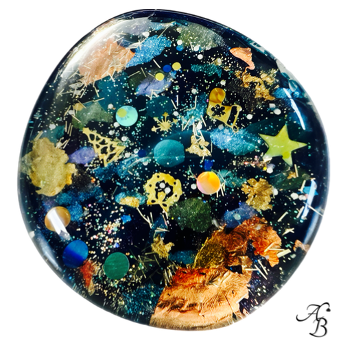 Broche XL - Les galets de verre d'Aline - Féeries Lumineuses Ed. 7